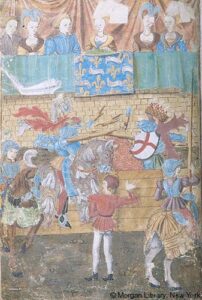 “Ordonances of Chivalry.” England, probably London, third and fourth quarters of the 15th century. MS M.775 fol. 2v. 